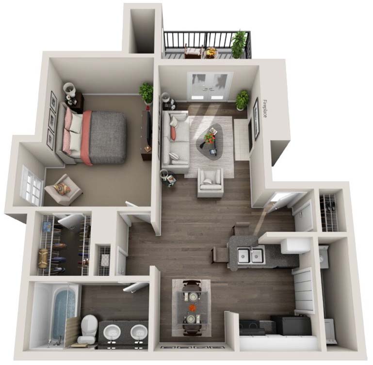 The Marie floor plan